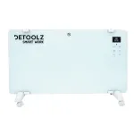 Convector electric WiFi Detoolz DZ-EI114 1000/2000W alb, cu LED și telecomandă