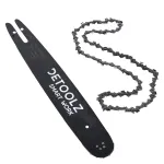 Set lamă și lanț drujbă Detoolz 14” (35 cm), 3/8” LP, 1,3 mm, 50 pinteni