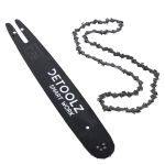 Set lamă și lanț drujbă Detoolz 16” (38 cm), 0.325”, 1.5 mm, 64 pinteni, full chisel