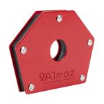 Suport magnetic pentru sudura Almaz hexagonal, 22,7 kg, unghiuri multiple