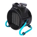 Aerotermă electrică ceramică PTC Detoolz DZ-EI112, 20/1000/2000W, cu termostat