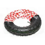 Set cauciuc cu cameră Micul Fermier 3.50-8, profil floare, premium