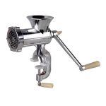 Mașină de tocat carne manuală nr.10 Micul Fermier, aluminiu, cu sită