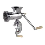 Mașină de tocat carne manuală nr.10 Micul Fermier, aluminiu, cu sită