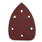 Set hârtie abrazivă P120 135x95 mm, 6 găuri, Detoolz, 10 bucăți