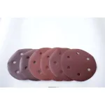 Set hârtie abrazivă 215 mm P120 cu 6 găuri pentru șlefuitor, Micul Fermier