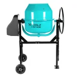 Betonieră Detoolz 140L cu motor 850W pentru beton și mortar, compactă