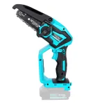 Mini drujbă pe acumulator 20V Detoolz, înclinată, pentru tăieri rapide în grădină