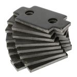 Set 8 cuțite tambur 9,5x5 cm pentru tocător de crengi Micul Fermier GF-2603