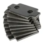 Set 8 cuțite tambur 9,5x5 cm pentru tocător de crengi Micul Fermier GF-2603