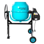 Betonieră electrică Detoolz 160L, 1000W, cu roți și coroana din fontă