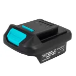Adaptor Detoolz pentru acumulator Micul Fermier, compatibil Makita LXT, FlexiPower 20V