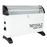 Convector electric Detoolz 2000W cu termostat reglabil, 3 trepte, pana la 20 mp