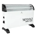 Convector electric Detoolz 2000W cu termostat reglabil, 3 trepte, pana la 20 mp