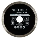 Disc diamantat continuu Detoolz 125 mm pentru tăiere umedă, 22,2 mm