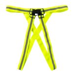 Ham reflectorizant Micul Fermier, verde neon, reglabil pentru vizibilitate sporită