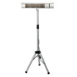 Încălzitor pentru terasă Detoolz 2 kW cu telecomandă și înălțime reglabilă 2,1 m