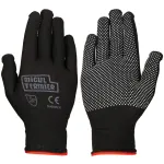 Mănuși de lucru Micul Fermier subțiri, cu buline antiderapante, mărimea 10