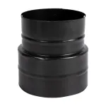 Reducție burlan sobă 120–130 mm, finisaj gri mat, Micul Fermier