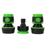 Set 3 conectori pentru furtun 3/4" Micul Fermier – cuplare rapidă, etanșă
