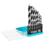 Set burghie pentru lemn Detoolz, 8 piese (3–10 mm) cu suport, model G01