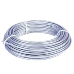 Cablu din oțel zincat plastifiat Micul Fermier, 25 m, diametru 2–3,5 mm