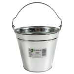 Găleată metalică Micul Fermier 10L, rezistentă, cu mâner de transport (G01)
