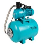 Hidrofor Detoolz 1.1 kW cu ejector si butelie 50L, 2480 l/h, Hmax 45 m