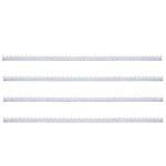 Bandă cu țepi de perete, 4 buc., oțel galvanizat, 1 m GartenMobel Dekor