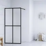 Paravan de duș walk-in, 140x195 cm, sticlă securizată mată GartenMobel Dekor