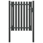Poartă de gard de grădină din oțel, 100x125 cm, antracit GartenMobel Dekor