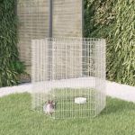 Adăpost pentru animale cu 6 panouri, 54x100 cm, fier galvanizat GartenMobel Dekor