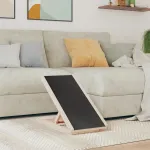 Rampă pentru câini, gri, 70x35 cm, lemn masiv de brad GartenMobel Dekor