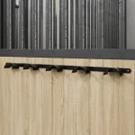 Cuier de căpăstru pentru 5 căpestre, negru, fier GartenMobel Dekor