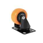 Roată pivotantă Micul Fermier din PP, diametru 76 mm, pentru cărucioare