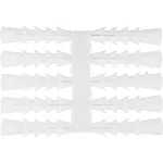 Dibluri din nylon TP 12 mm LDPE, clasice, pe plachetă – set 10 buc