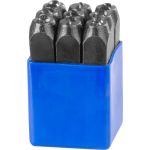 Set poansoane cifre 1–9 Strend Pro HR59208, 10 mm, 9 bucăți