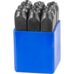 Set poansoane cifre 1–9 Strend Pro HR59208, 10 mm, 9 bucăți