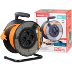 Prelungitor pe tambur Strend Pro DG-FB04, 25 m, 4 prize, 3x1,5 mm²