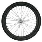 Roată transport cu cameră și anvelopă 2.25x1/4, 60 cm, cu spițe