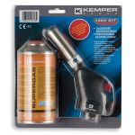 Lampă de lipit Kemper 1060KIT cu cartuș Supergas 175 g, filet 7/16"