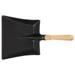 Lopățică tip făraș Strend Pro S532, neagră, cu mâner din lemn