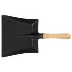 Lopățică tip făraș Strend Pro S532, neagră, cu mâner din lemn