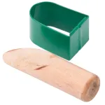 Colier pentru coasă din fier, cu pană (clin) din lemn, Strend Pro