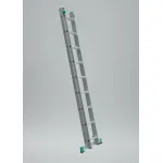 Scară universală din aluminiu Alve 2x11 trepte cu stabilizator