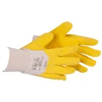 Mănuși de lucru TWITE din bumbac cu latex natural, antiderapante, 10"
