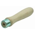 Mâner pentru pilă DIPRO 150 mm din fag lăcuit, cu inel metalic