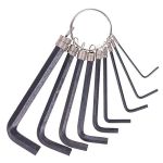 Set chei imbus Strend Pro HK0041, 9 piese, 1,5–8 mm, tip Hex, cu inel