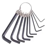 Set chei imbus Strend Pro HK0041, 9 piese, 1,5–8 mm, tip Hex, cu inel