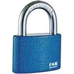 Lacăt FAB 30H 52 mm cu arc călit, pentru porți și uși, 3 chei